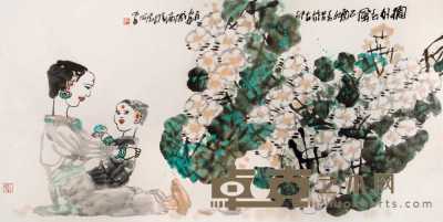 杨晓阳 2005年作 栏外春风 镜心 68×138cm